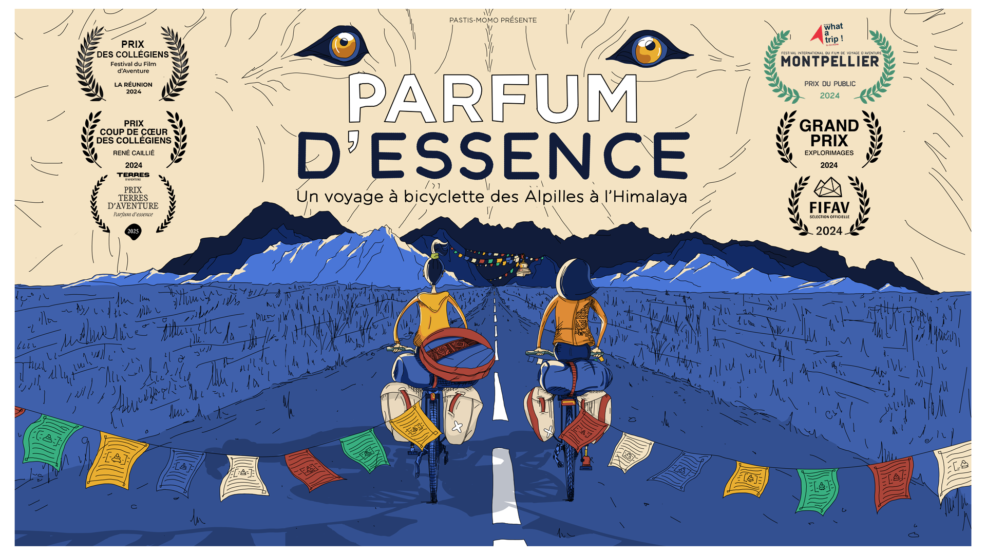 Parfum d’essence, un voyage à bicyclette des Alpilles à l’Himalaya